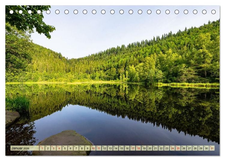 Produktbild: Karseen im Nordschwarzwald (Tischkalender 2026 DIN A5 quer), CALVENDO Monatskalender