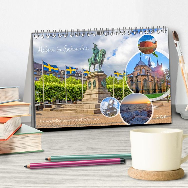 Produktbild: Malm&ouml; in Schweden (Tischkalender 2026 DIN A5 quer), CALVENDO Monatskalender