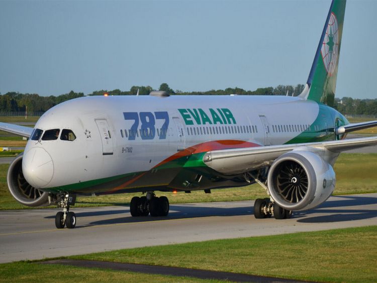 Produktbild: CALVENDO Puzzle EVA Air B787 | 1000 Teile Lege-Gr&ouml;&szlig;e 64x48cm Foto-Puzzle f&uuml;r gl&uuml;ckliche Stunden