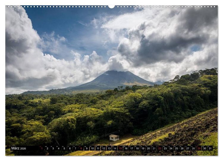 Produktbild: COSTA RICA Farben und Licht (Wandkalender 2026 DIN A2 quer), CALVENDO Monatskalender