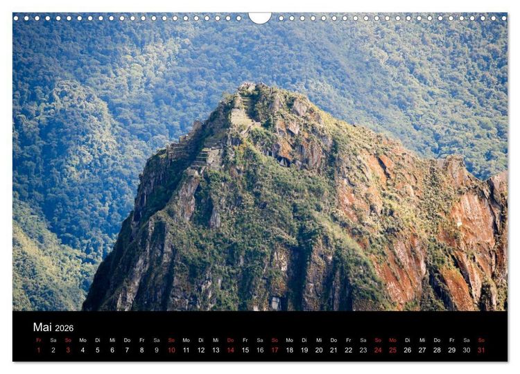 Produktbild: Machu Picchu - Peru (Wandkalender 2026 DIN A3 quer), CALVENDO Monatskalender