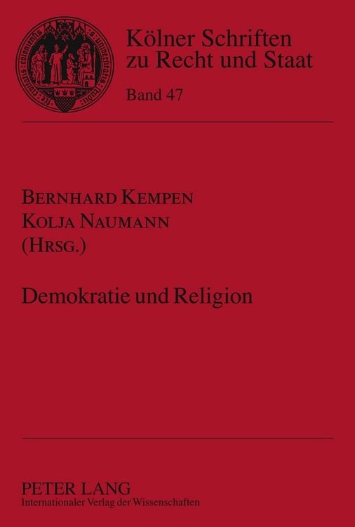 Produktbild: Demokratie und Religion