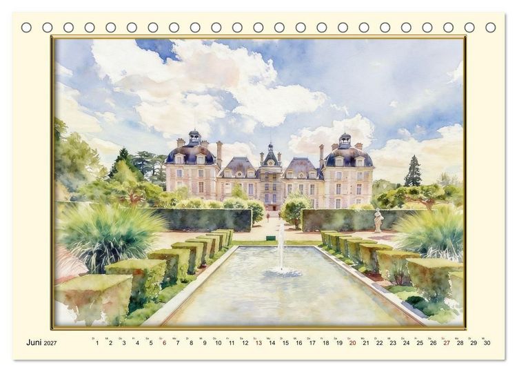 Produktbild: M&auml;rchenschl&ouml;sser an der Loire (Tischkalender 2027 DIN A5 quer), CALVENDO Monatskalender