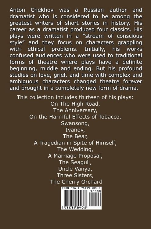 Produktbild: Thirteen Plays by Anton Chekhov, Includes on the High Road, the Anniversary, on the Harmful Effects of Tobacco, Swansong, Ivanov, the Bear, a Tragedia
