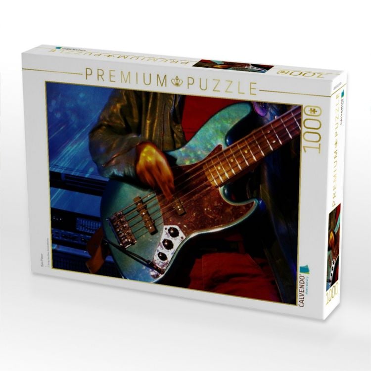 Produktbild: CALVENDO Puzzle Bass Player | 1000 Teile Lege-Gr&ouml;&szlig;e 64x48cm Foto-Puzzle f&uuml;r gl&uuml;ckliche Stunden