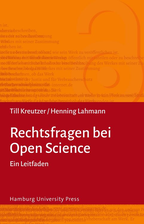 Produktbild: Rechtsfragen bei Open Science
