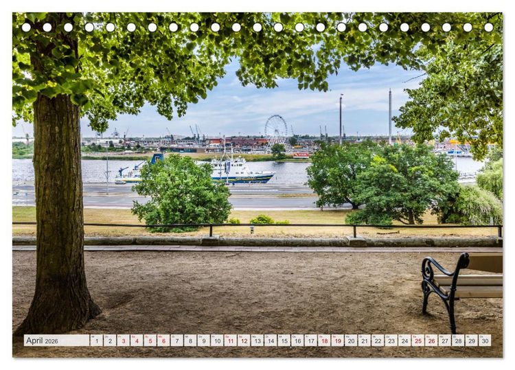 Produktbild: STETTIN Impressionen aus dem Stadtherzen (Tischkalender 2026 DIN A5 quer), CALVENDO Monatskalender