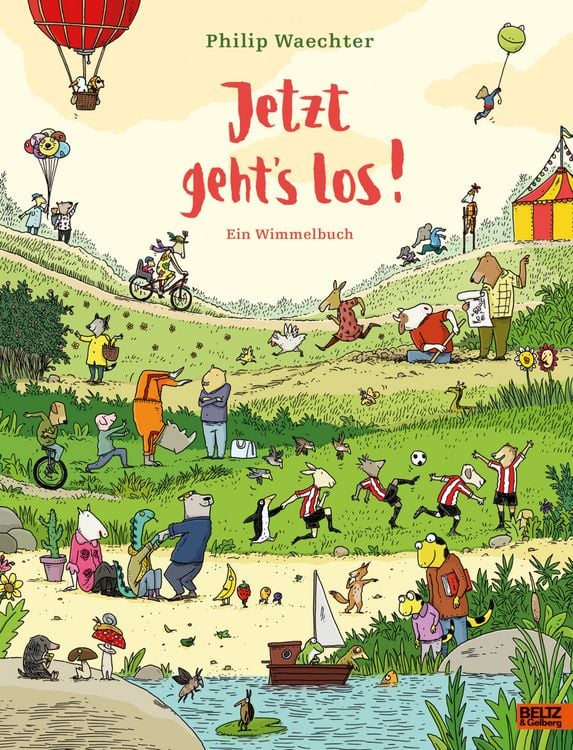Produktbild: Jetzt geht's los. Ein Wimmelbuch