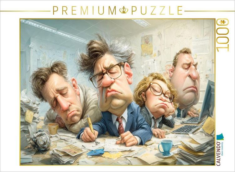 Produktbild: CALVENDO Puzzle Konferenz-Modus: Auge zu, Ohren zu, Seele weg | 1000 Teile Lege-Gr&ouml;&szlig;e 64x48cm Foto-Puzzle f&uuml;r gl&uuml;ckliche Stunden