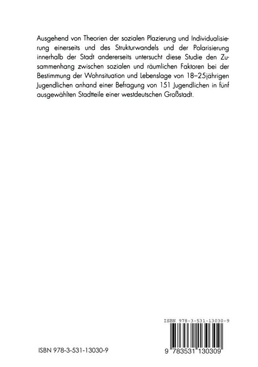 Produktbild: Jugend und Wohnen