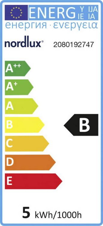 Produktbild: Nordlux 2080192747 LED E27 Globeform 5W (&Oslash; x L) 95mm x 140mm dimmbar 1St.