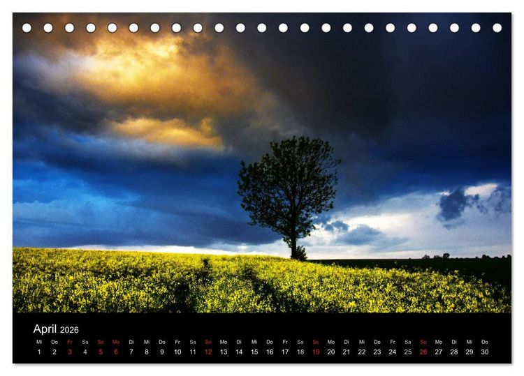 Produktbild: Himmels-Bilder - Die gro&szlig;e Weite (Tischkalender 2026 DIN A5 quer), CALVENDO Monatskalender