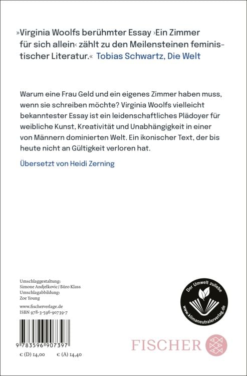 Produktbild: Ein Zimmer f&uuml;r sich allein