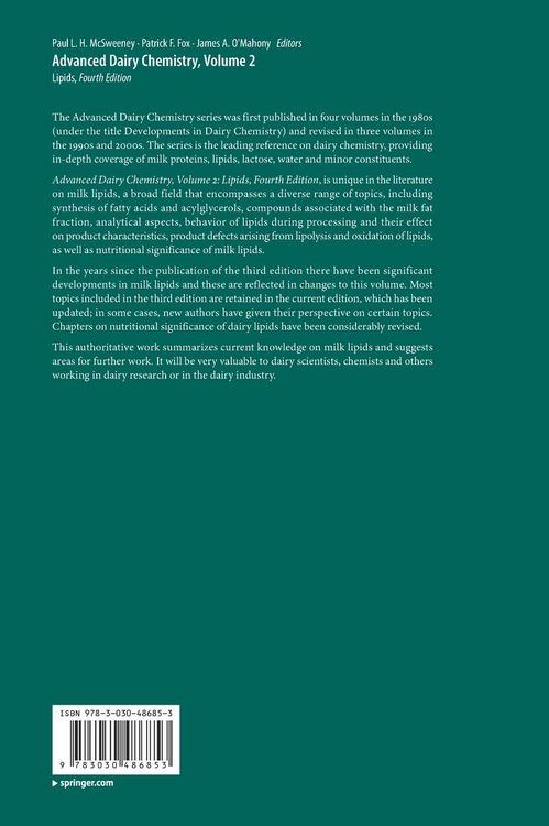 Produktbild: Advanced Dairy Chemistry, Volume 2