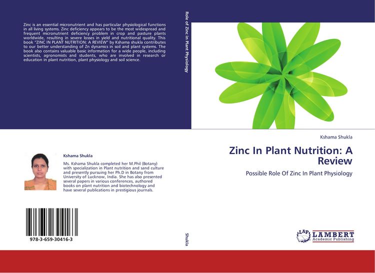 Produktbild: Zinc In Plant Nutrition: A Review