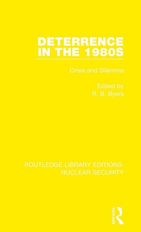 Produktbild: Deterrence in the 1980s