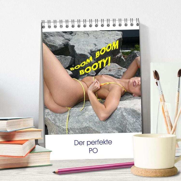 Produktbild: Boom Boom Booty - der perfekte PO (Tischkalender 2026 DIN A5 hoch), CALVENDO Monatskalender