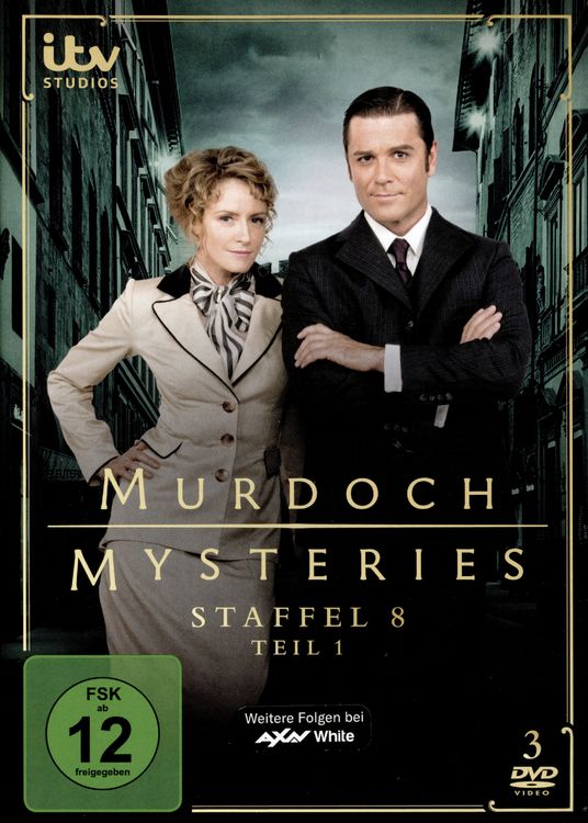 Produktbild: Murdoch Mysteries - Staffel 8 - Teil 1 [3 DVDs]