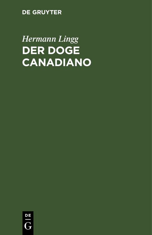 Produktbild: Der Doge Canadiano