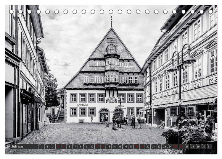 Produktbild: Ein Blick auf Osterode am Harz (Tischkalender 2026 DIN A5 quer), CALVENDO Monatskalender