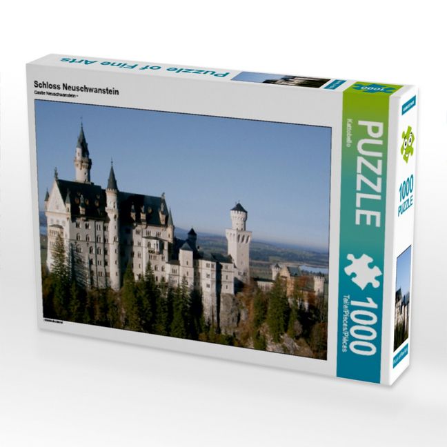 Produktbild: CALVENDO Puzzle Schloss Neuschwanstein | 1000 Teile Lege-Gr&ouml;&szlig;e 64x48cm Foto-Puzzle f&uuml;r gl&uuml;ckliche Stunden