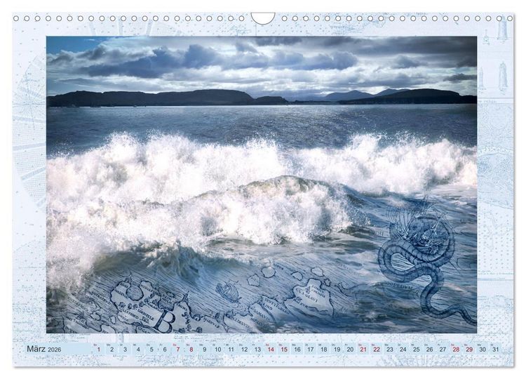 Produktbild: Seekarten der Tr&auml;ume (Wandkalender 2026 DIN A3 quer), CALVENDO Monatskalender
