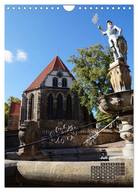 Produktbild: Arnstadt (Wandkalender 2026 DIN A4 hoch), CALVENDO Monatskalender