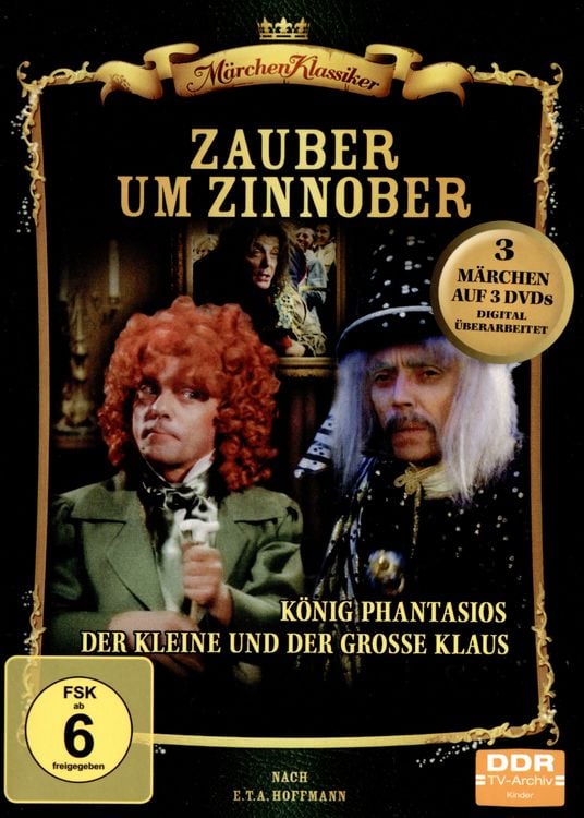 Produktbild: M&auml;rchen Klassiker - Zauber um Zinnober/K&ouml;nig Phantasios/Der kleine und der grosse Klaus [3 DVDs]