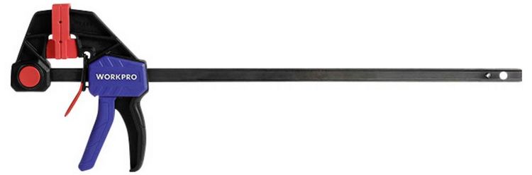 Produktbild: WorkPro WP232041 Einhandzwinge Produktabmessung, L&auml;nge: 450mm