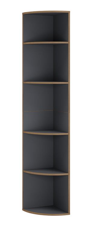 Produktbild: Elegantes Holzregal Eckregal Regal Salia 5fach