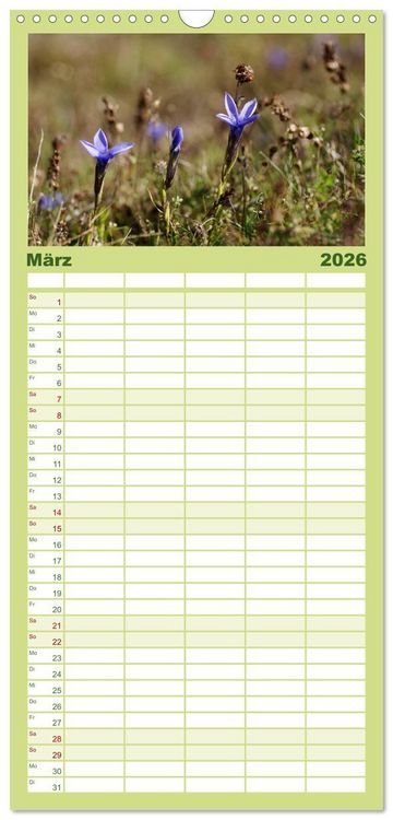 Produktbild: Familienplaner 2026 - Bergwelt in &Ouml;sterreich mit 5 Spalten (Wandkalender, 21 x 45 cm) CALVENDO