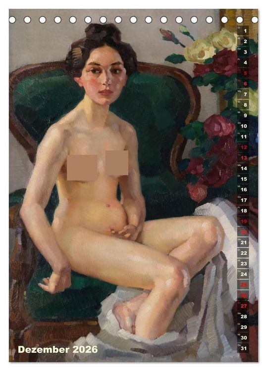 Produktbild: Leo Putz - Die Kunst der Sinnlichkeit (Tischkalender 2026 DIN A5 hoch), CALVENDO Monatskalender