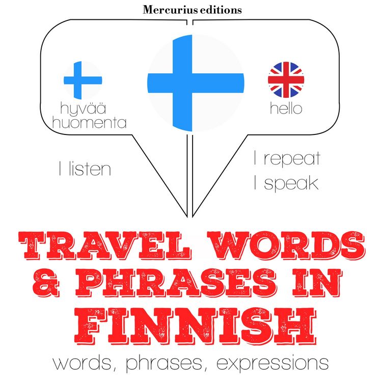 Produktbild: Travel words and phrases in Finnish
