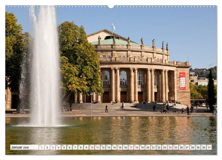 Produktbild: Opernh&auml;user (Wandkalender 2026 DIN A2 quer), CALVENDO Monatskalender