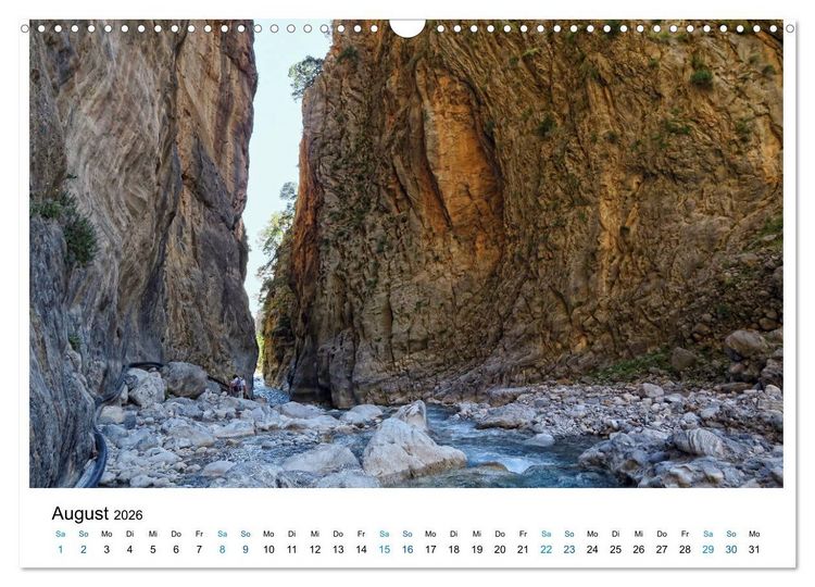 Produktbild: Die Insel Kreta - St&auml;dte, Schluchten und Meer (Wandkalender 2026 DIN A3 quer), CALVENDO Monatskalender