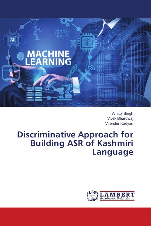 Produktbild: Discriminative Approach for Building ASR of Kashmiri Language