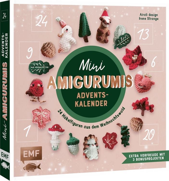 Produktbild: Mini-Amigurumis Adventskalender - Weihnachten im Wald