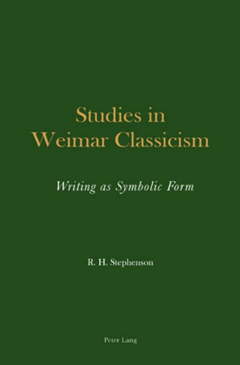 Produktbild: Studies in Weimar Classicism