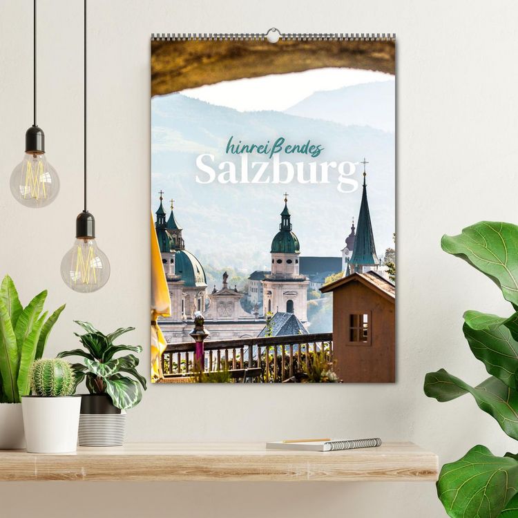 Produktbild: Hinrei&szlig;endes Salzburg (Wandkalender 2026 DIN A2 hoch), CALVENDO Monatskalender