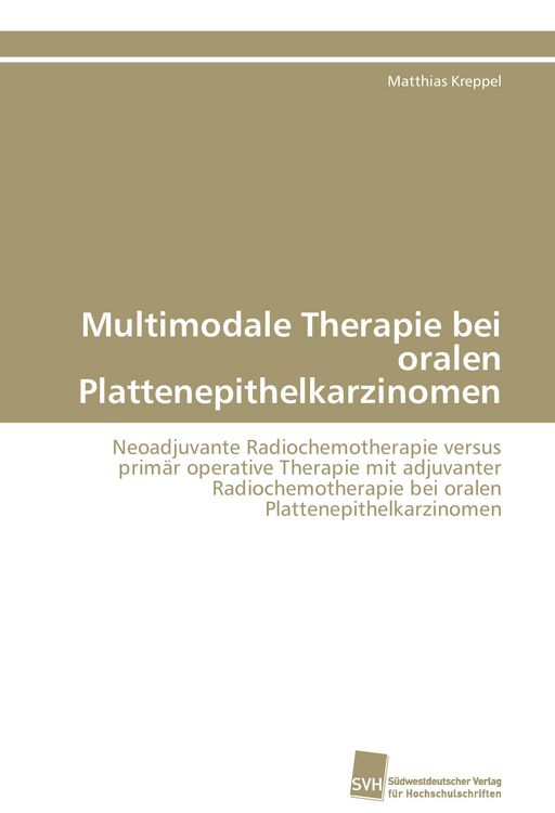 Produktbild: Multimodale Therapie bei oralen Plattenepithelkarzinomen