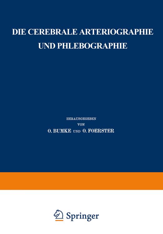 Produktbild: Die cerebrale Arteriographie und Phlebographie