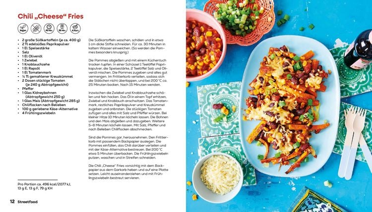 Produktbild: Hei&szlig;luftfritteuse vegetetarisch und vegan