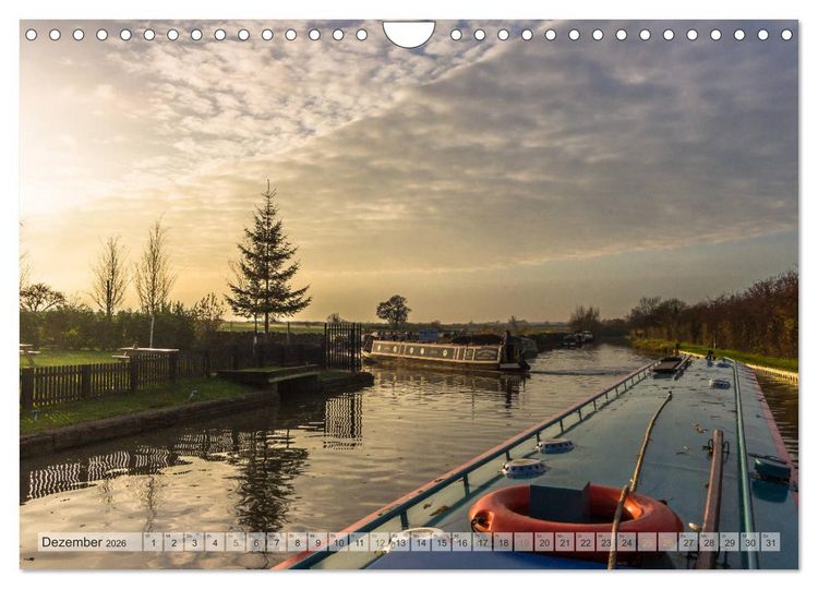 Produktbild: Narrow Boating auf dem Grand Union Canal (Wandkalender 2026 DIN A4 quer), CALVENDO Monatskalender