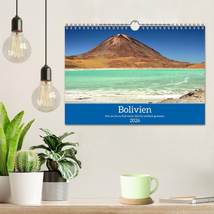 Produktbild: Bolivien - Eine Wanderreise (Wandkalender 2026 DIN A4 quer), CALVENDO Monatskalender