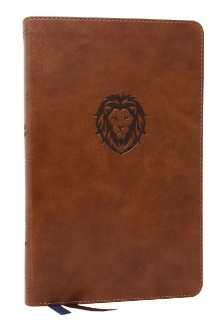 Produktbild: NKJV, Thinline Bible Youth Edition, Leathersoft, Brown, Red Letter, Comfort Print