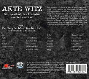 Produktbild: Akte Witz: Der Berg der b&ouml;sen Bruderschaft, 1 Audio-CD