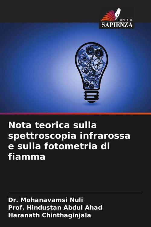 Produktbild: Nota teorica sulla spettroscopia infrarossa e sulla fotometria di fiamma