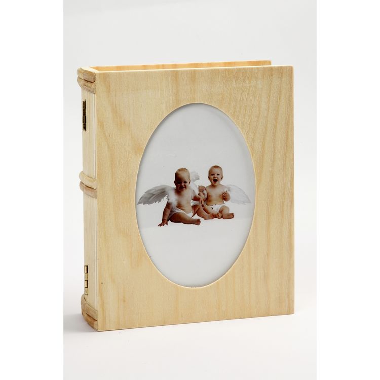 Produktbild: Creativ Company Schachtel in Buchform, Gr&ouml;&szlig;e 21,7x18 cm, Lochgr&ouml;&szlig;e 16x10,8 cm, Dicke 5,6 cm