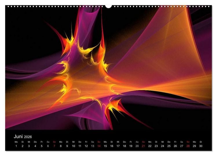 Produktbild: Wunderbare Welt der Farben 2026 (Wandkalender 2026 DIN A2 quer), CALVENDO Monatskalender
