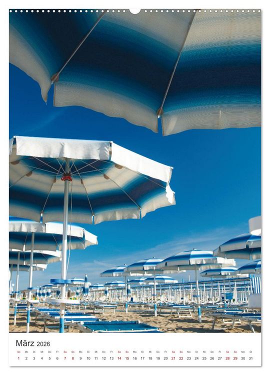 Produktbild: Rimini Die italienische Adriak&uuml;ste (Wandkalender 2026 DIN A2 hoch), CALVENDO Monatskalender
